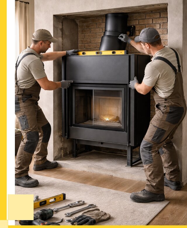 Установка каминных топок в Кумертау под ключ от 18376 р. | ЭриданКра