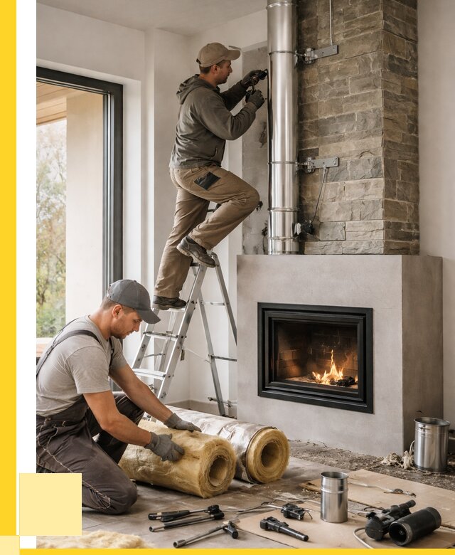 Монтаж дымоходов для каминов в Кумертау от 15314 р. ЭриданКра