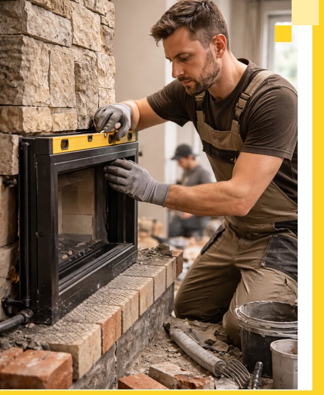 Дровяные камины под ключ в Кумертау: монтаж, обустройство