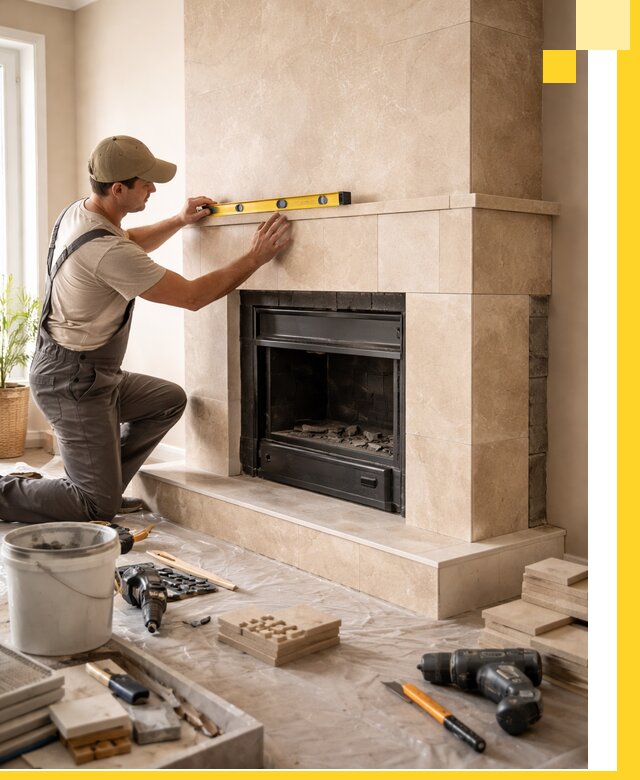 Установка и монтаж каминов в частном доме под ключ в Кумертау