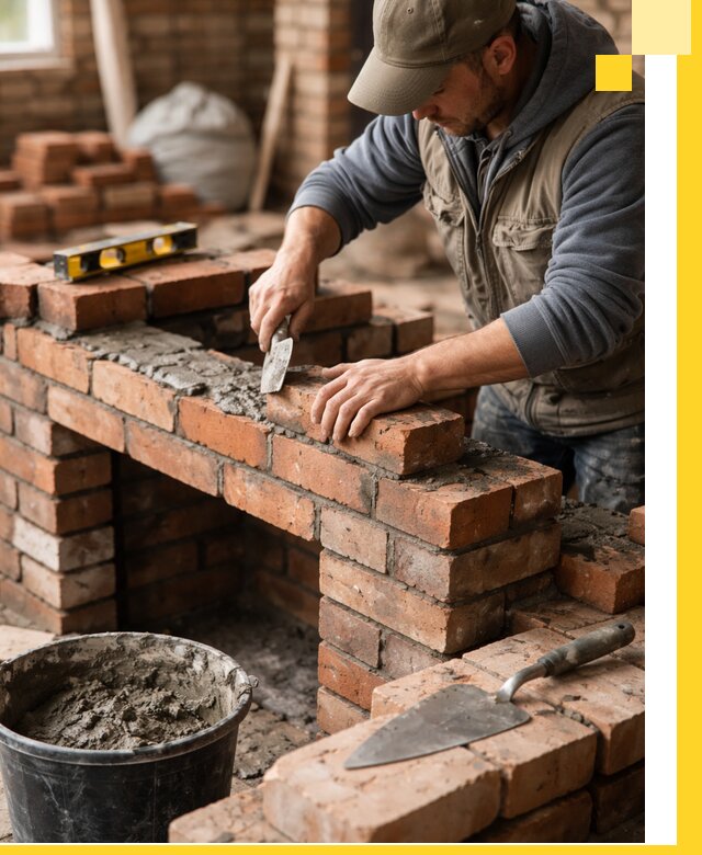 Кладка каминов под ключ в Кумертау профессиональная отделка и монтаж