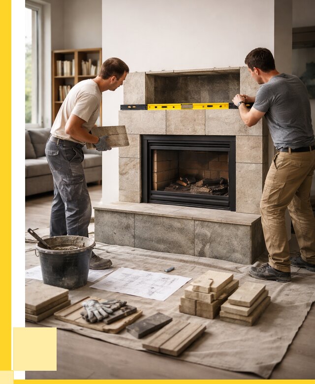 Монтаж каминов и установка в Кумертау от 45941 р. | ЭриданКра