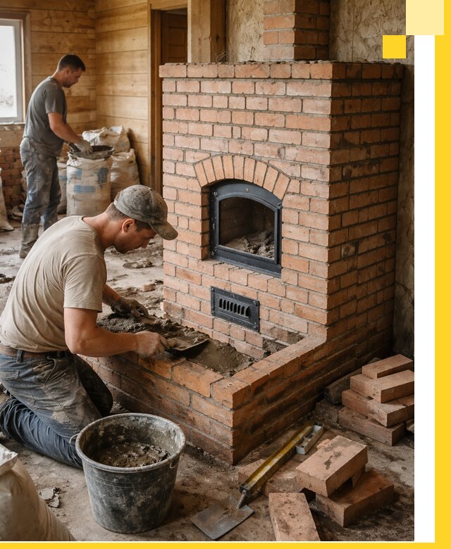 Профессиональное строительство печей в Кумертау под ключ