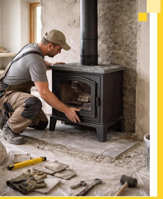 Профессиональный монтаж печей и каминов в Кумертау под ключ