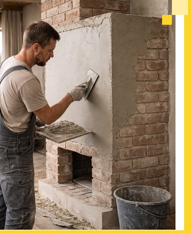 Отделка печей и облицовка каминов в Кумертау под ключ