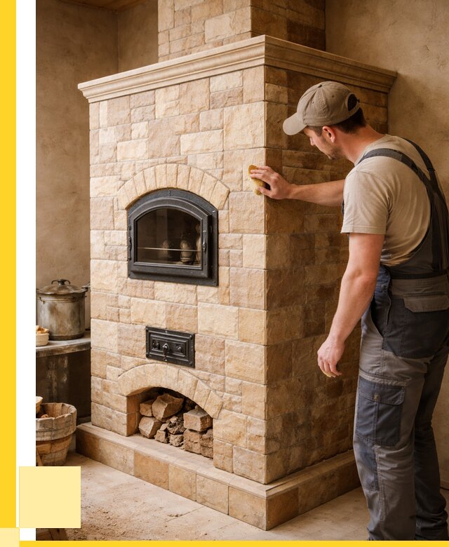 Облицовка печей в Кумертау от 4594 р. под ключ | ЭриданКра