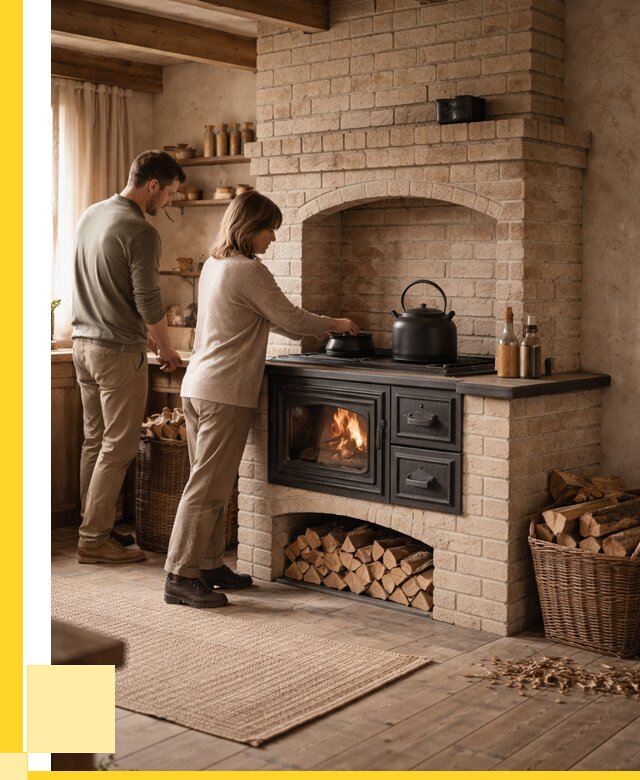 Печи с плитой в Кумертау от 45941 р. | ЭриданКра — кирпичная печь