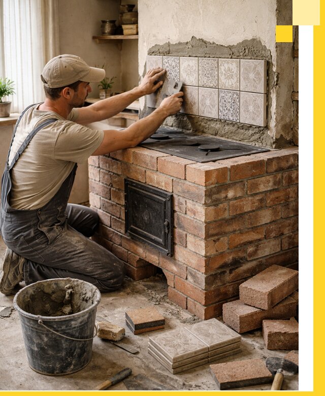 Печи с плитой на заказ монтаж гарантия и сервис в Кумертау