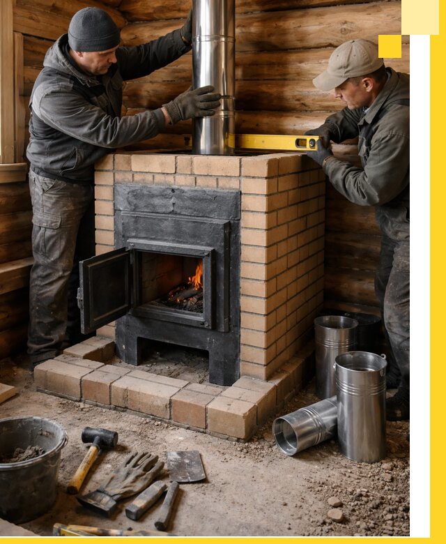 Проектирование, изготовление и установка банных печей в Кумертау