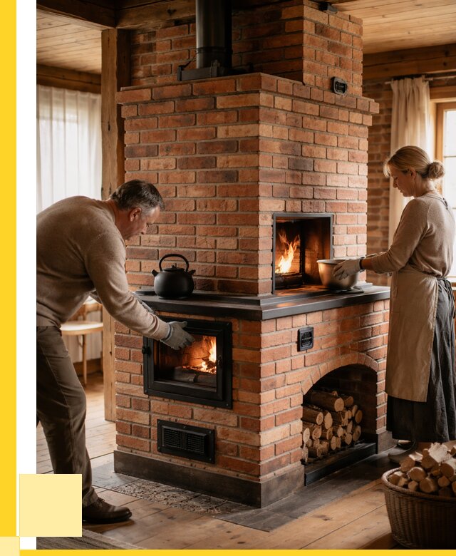 Печи для загородного дома под ключ в Кумертау от 81672 р. | ЭриданКра