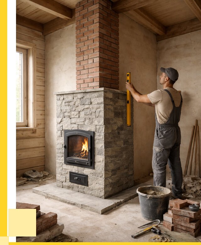 Печи и дымоходы под ключ в Кумертау от 45941 р., ЭриданКра