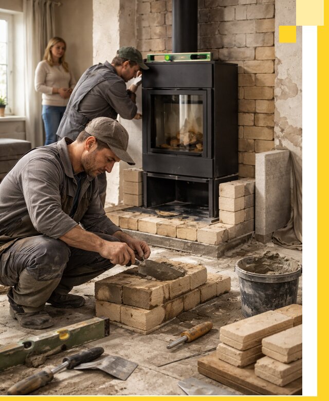 Печи и камины под ключ: проект, установка в Кумертау