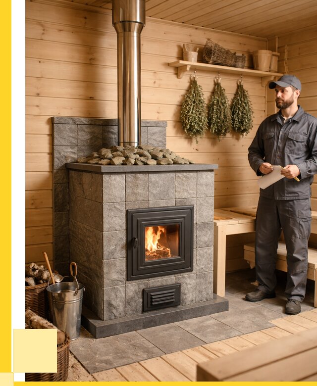 Печи для бани под ключ в Кумертау от 122508 р. | ЭриданКра