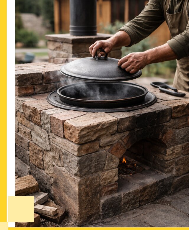 Печи для казана в Кумертау по цене от 18376 р. | ЭриданКра