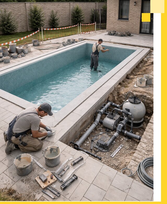 Строительство бассейнов под ключ в Кумертау: проекты и монтаж