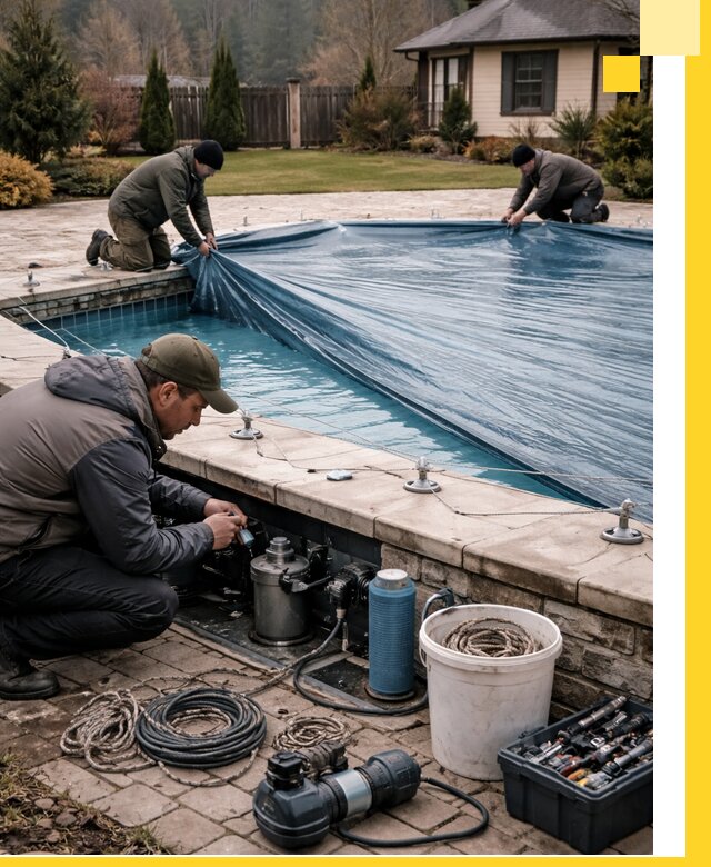 Консервация бассейнов в Кумертау: подготовка к длительному хранению