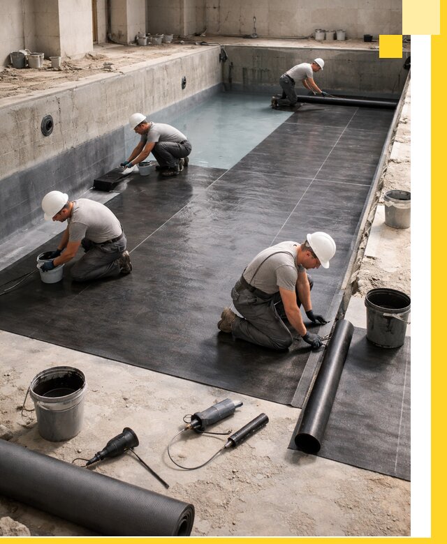 Профессиональная гидроизоляция бассейнов и чаш в Кумертау под ключ