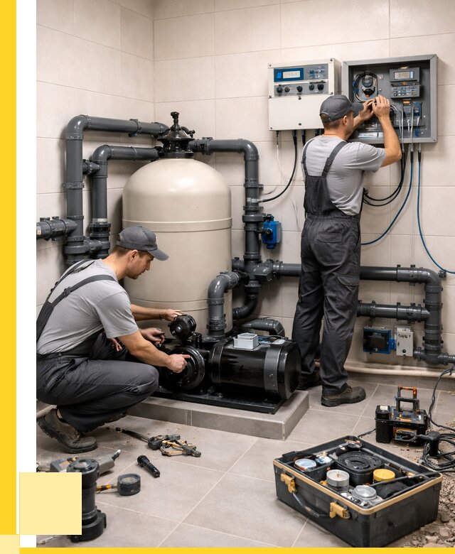 Монтаж оборудования для бассейнов в Кумертау от 40836 р. | ЭриданКра