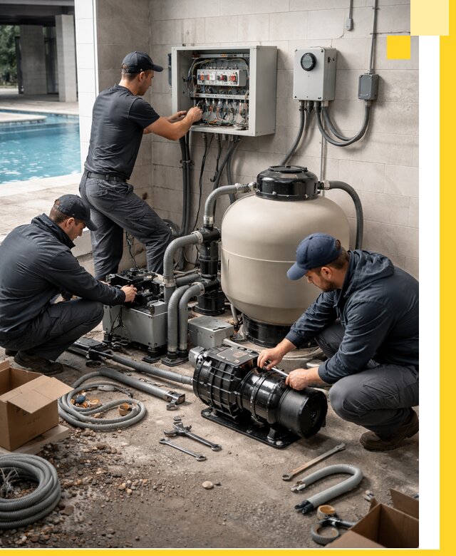 Профессиональный монтаж оборудования для бассейнов в Кумертау