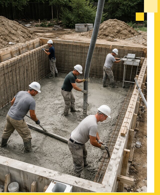 Строительство бетонных бассейнов под ключ в Кумертау