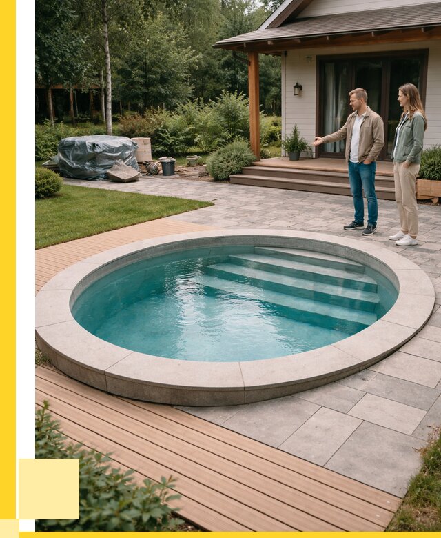 Бассейн на даче под ключ в Кумертау от 204180 р., ЭриданКра