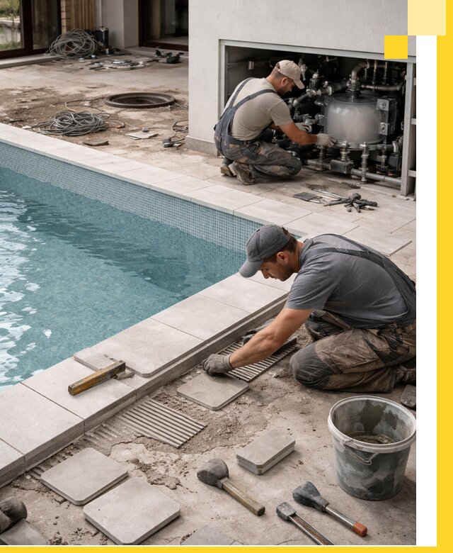 Строительство и монтаж бассейнов в коттедже в Кумертау