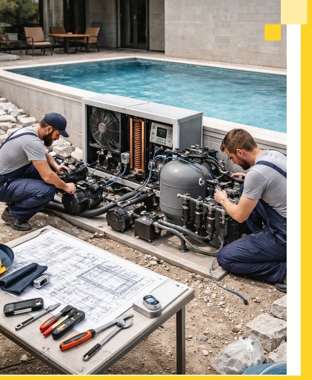 Проектирование и монтаж бассейнов с подогревом в Кумертау