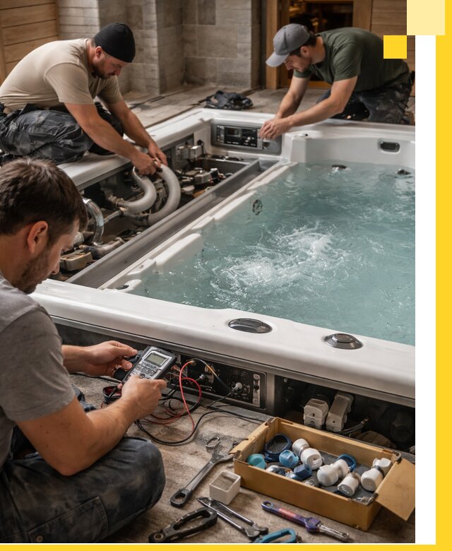 Гидромассажные бассейны под ключ в Кумертау, дизайн и монтаж