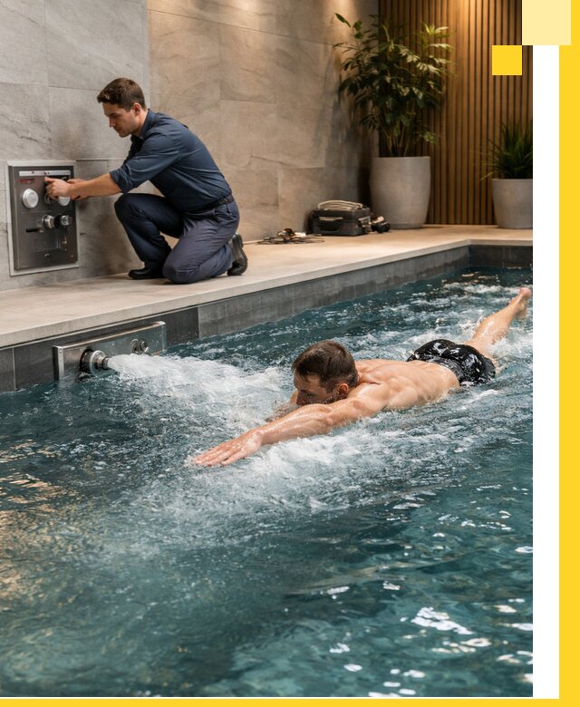 Проектирование и монтаж бассейнов с противотоком в Кумертау