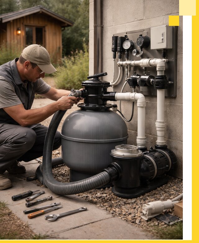 Продажа и монтаж фильтров и насосов для бассейнов в Кумертау