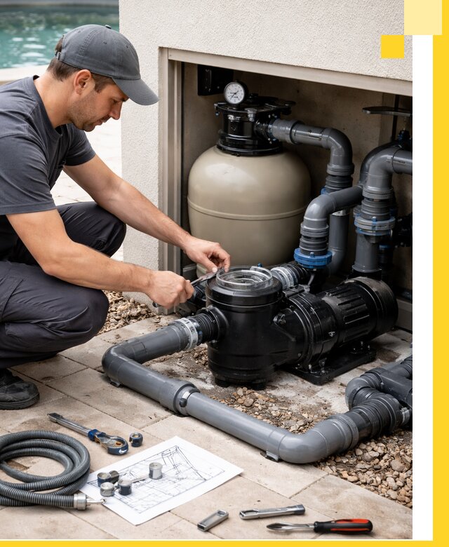 Поставка, монтаж и сервис насосов для бассейнов в Кумертау