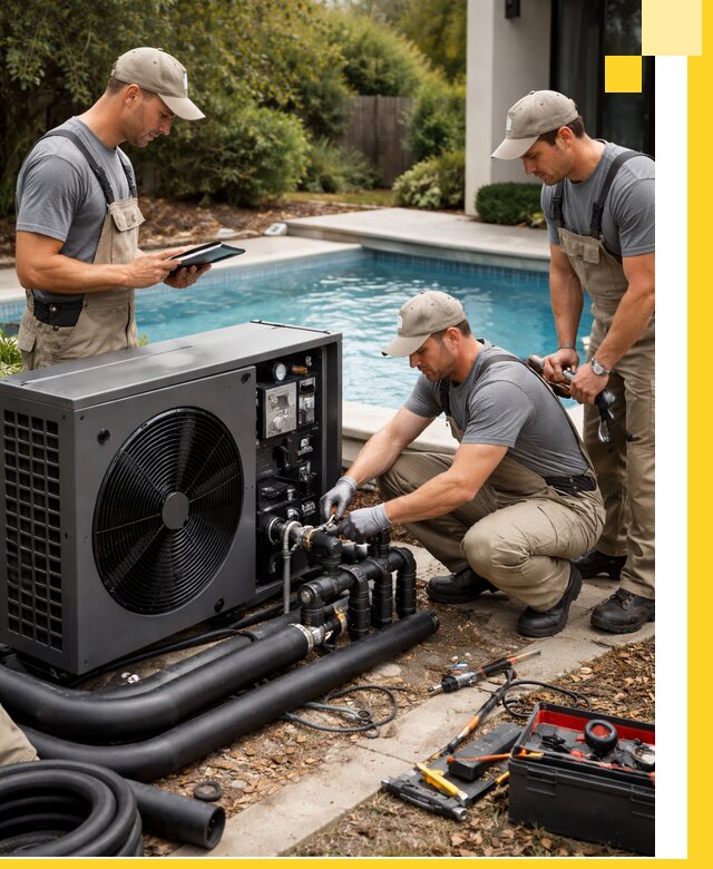 Проектирование и установка тепловых насосов для бассейнов в Кумертау