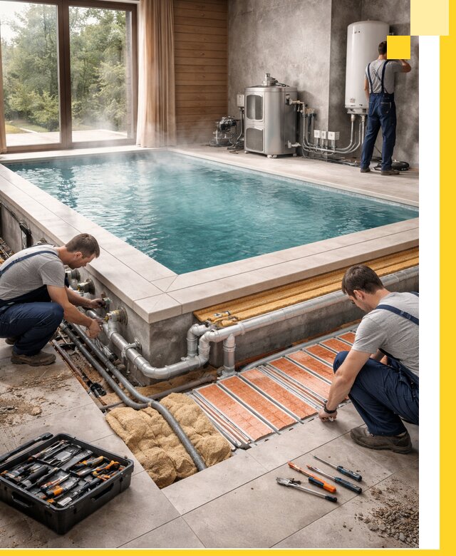 Проектирование и строительство тёплых бассейнов в Кумертау