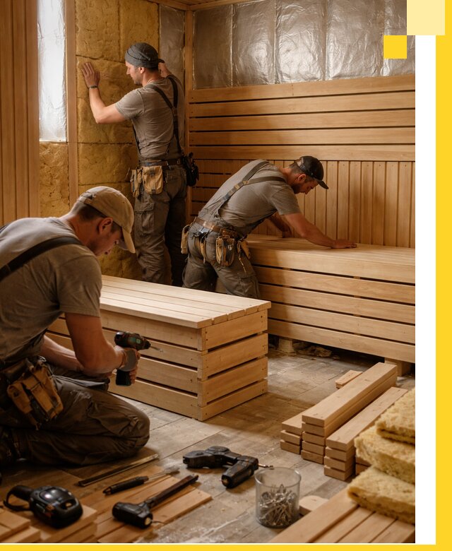 Профессиональное строительство саун под ключ в Кумертау