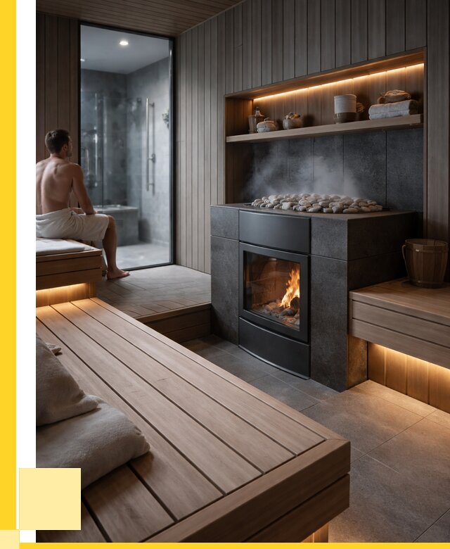 Проект сауны в частном доме в Кумертау от 35732 р. | ЭриданКра