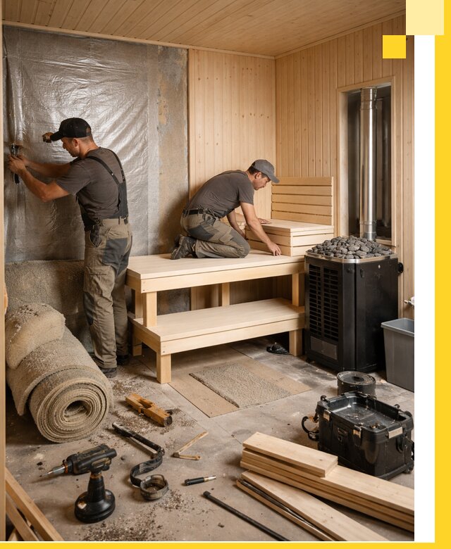 Проекты саун под ключ в Кумертау дизайн и строительство