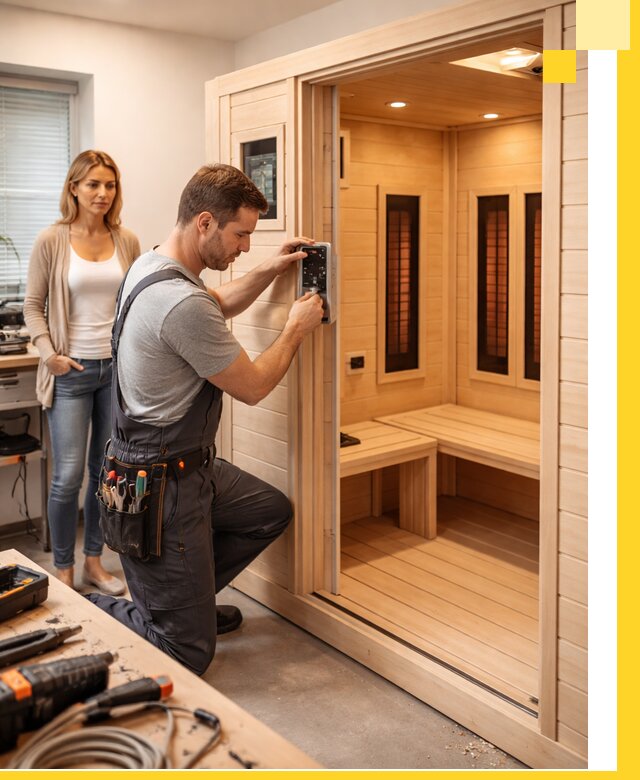 Инфракрасные сауны под ключ в Кумертау продажа и установка