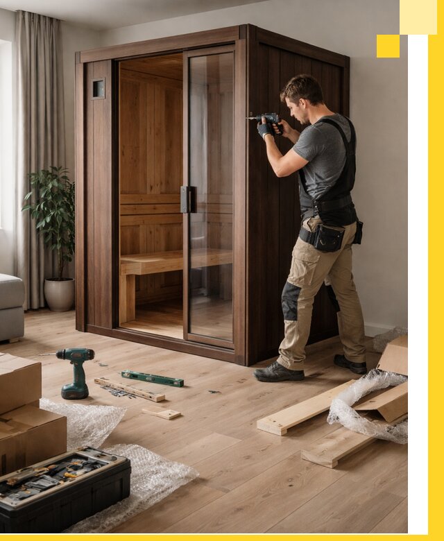 Установка и производство мини саун под ключ в Кумертау