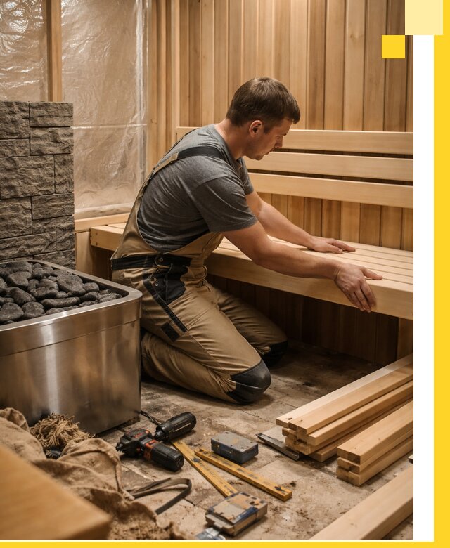 Сауны для дома под ключ с проектированием и монтажом в Кумертау