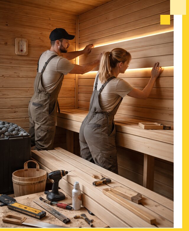 Дизайн саун и бань под ключ с индивидуальным проектом в Кумертау