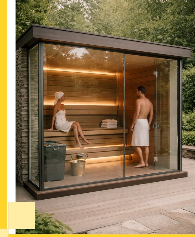 Сауна стеклянная и двери для сауны в Кумертау от 255225 р. | ЭриданКра
