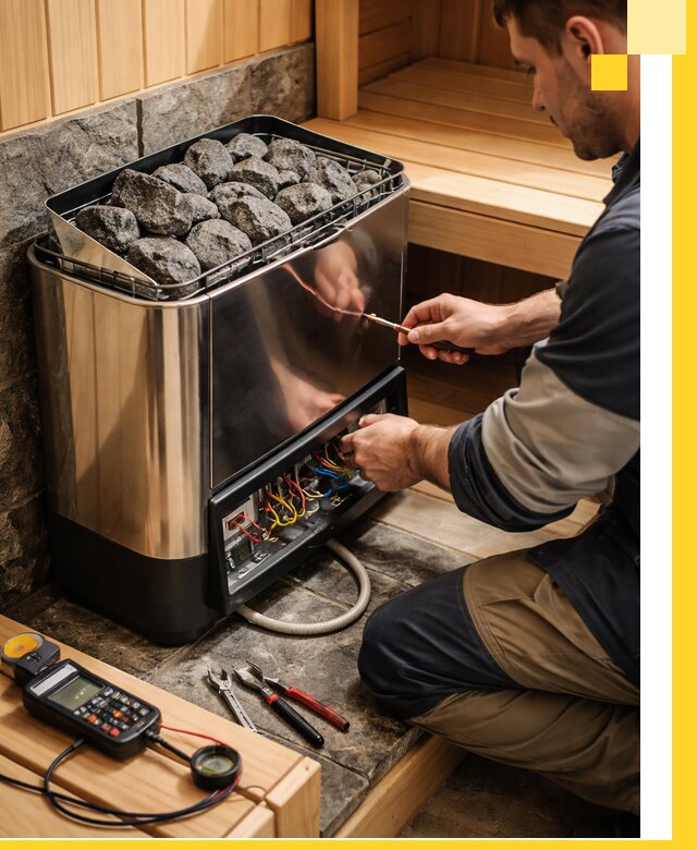 Продажа и установка электрокаменок для саун в Кумертау