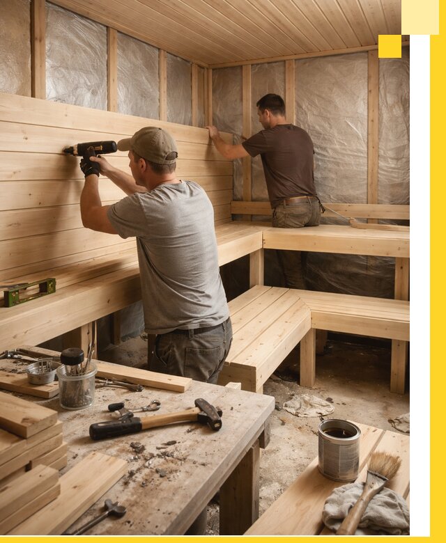 Профессиональная отделка бань и саун под ключ в Кумертау