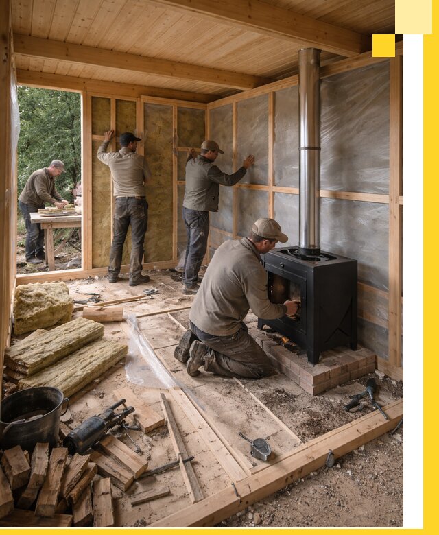 Профессиональный монтаж бань под ключ в Кумертау для дома