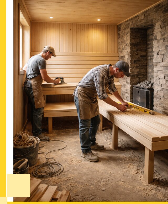 Отделка бани в Кумертау: внутренняя отделка от 3063 р. | ЭриданКра