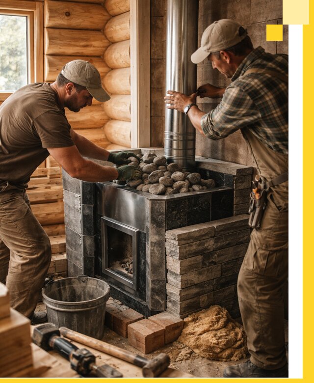 Строительство и отделка русских бань под ключ в Кумертау