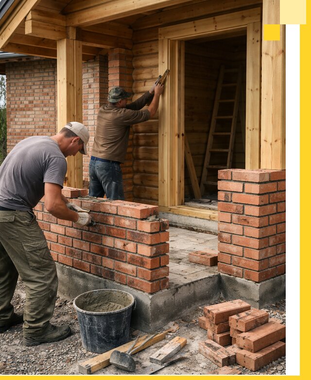 Строительство кирпичных бань под ключ в Кумертау с гарантией качества