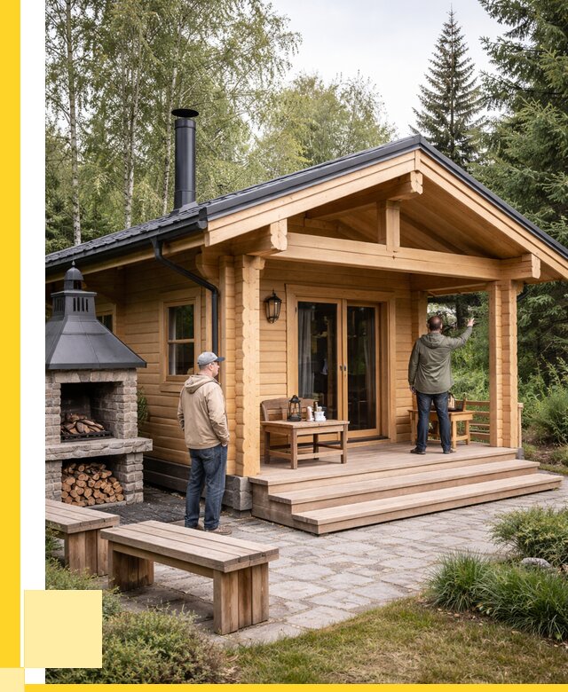 Деревянные бани под ключ в Кумертау от 459405 р. | ЭриданКра