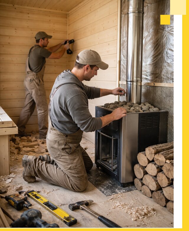 Строительство деревянных бань под ключ в Кумертау проекты и монтаж