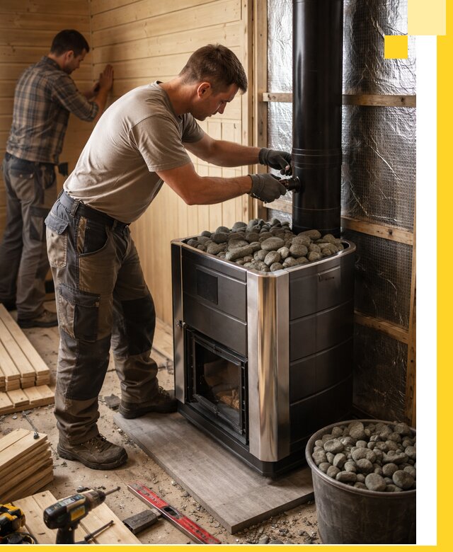 Проектирование и строительство парилок для бани в Кумертау под ключ